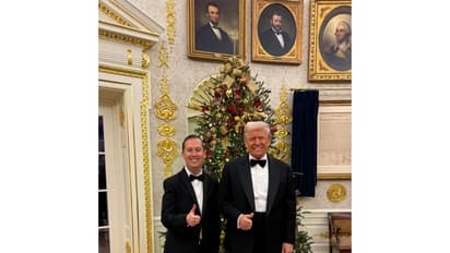 US Ambassador to India, Sergio Gor with US President Donald Trump (Photo: X@USAndIndia)