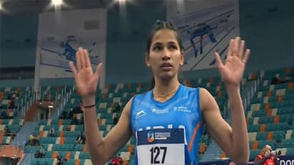 Indian athlete Jyothi Yarraji (Image: SAI Media)