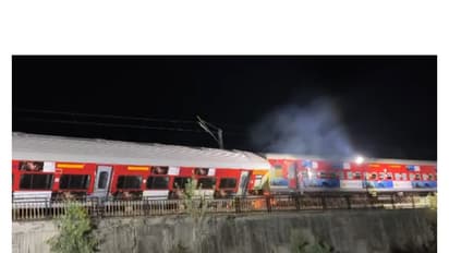 Visuals of Ujjain Express being derailed in Uttarakhand's Rishikesh (Photo/ANI)
