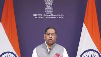 MEA spokesperson Randhir Jaiswal (Photo/Youtube@Ministry of External Affairs)