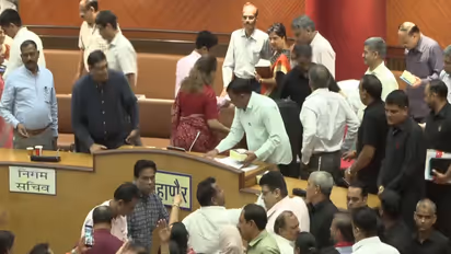 Visual from the House proceedings (Photo/ANI)