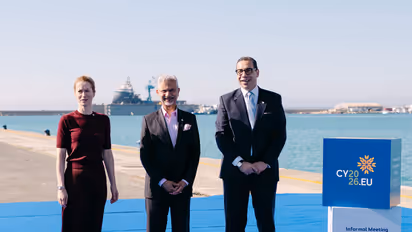 External Affairs Minister S Jaishankar attends Gymnich Meeting (Photo/X@DrSJaishankar)