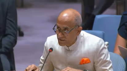 India's Permanent Representative to the UN P Harish addressing the UN Security Council open debate. (Photo: X/@IndiaUNNewYork)
