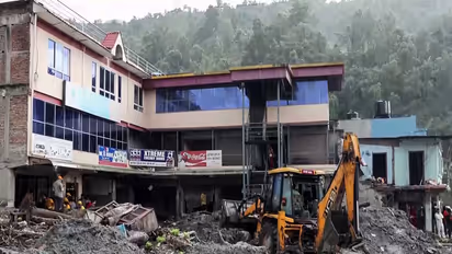 Restoration work underway at Nuwakot's Devighat flood-affected area in Nepal (Photo/ANI)
