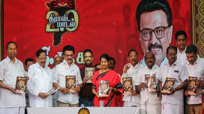 CM MK Stalin launches DMK Manifesto (Photo/ANI)