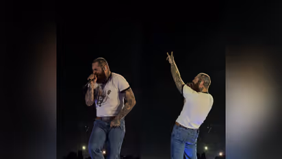 Post Malone at Guwahati concert (Press release)