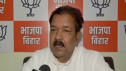 Bihar BJP president Dilip Kumar Jaiswal speaking to0o ANI on Tuesday. (Photo/ANI)
