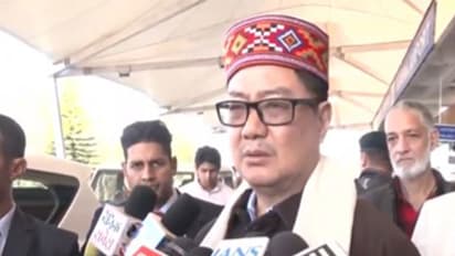 Minister of Parliamentary Affairs and Minister of Minority Affairs Kiren Rijju (Photo/ANI)