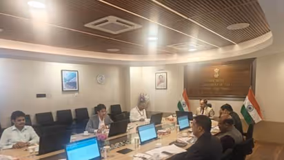 M Nagaraju chairs review meeting to discuss issues on IBC cases (Photo: PIB)