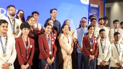 Ministry of Skill Development and Entrepreneurship hosted a felicitation ceremony for Team India's performance at WorldSkills Shanghai 2026 (Photo/ANI)