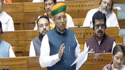 Union Law Minister Arjun Ram Meghwal (Photo/Sansad TV)