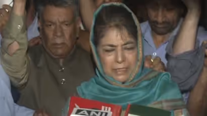 PDP Chief Mehbooba Mufti (Photo/ANI)