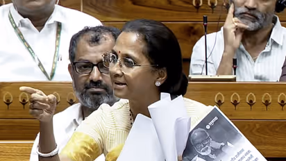 NCP (SP) MP Supriya Sule speaks in Lok Sabha during the Monsoon Session of Parliament (File Photo/SansadTV)