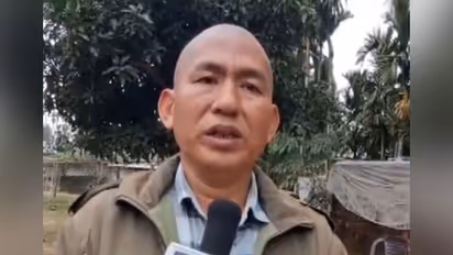 Tarun Prasad Chakma, father of Angel Chakma (Photo/ANI)