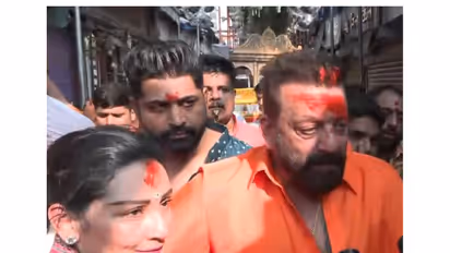 Maanayata Dutt, Sanjay Dutt (Photo/ANI)