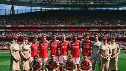 Arsenal team. (Photo: @Arsenal X)