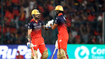 RCB players Virat Kohli and Devdutt Padikkal (Photo: ANI)