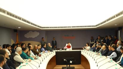 CM Dhami engaged with expatriate Uttarakhandi advocates at Uttarakhand Sadan in New Delhi (Photo/Uttarakhand CMO)