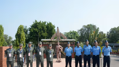 A five-member delegation of the Armenian Armed Forces visits an Indian Air Force station under Western Air Command (Photo/X/@IAF_MCC)