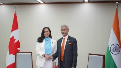 External Affairs Minister S Jaishankar with Canadian Foreign Minister Anita Anand (File Photo/X@DrSJaishankar)