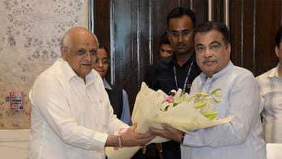 Gujarat CM Bhupendra Patel and Union Minister Nitin Gadkari (Photo/CMO)