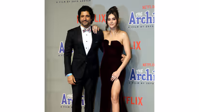 Farhan Akhtar, Shibani Dandekar (File photo/ANI)