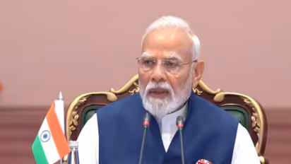 Prime Minister Narendra Modi attending open session on 2nd day of BRICS Summit (Photo/ANI/DD)
