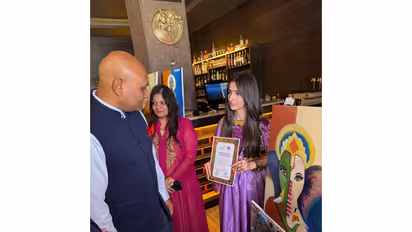 Ambassador Abhay Kumar inaugurates exhibition on India, Azerbaijan connect (Photo/ Indian Embassy in Azerbajian)