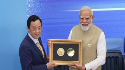 PM Modi conferred with FAO Agricola medal in Rome (Photo/X@MEA)