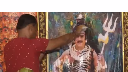 Rajinikanth's fan (Image source: ANI)