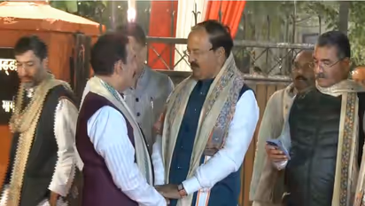 Still from BJP National President JP Nadda's residence (Photo/ANI)