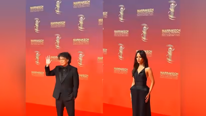 Bong Joon Ho and Jenna Ortega (Photo: Instagram/@marrakechfilmfestival)