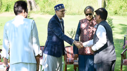 J-K CM Omar Abdullah meets Parliamentary Standing Committee on External Affairs (Photo/CMO)