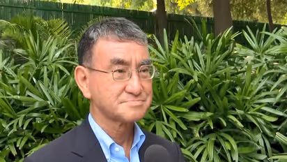 Former Japan FM Taro Kono (Photo: ANI)