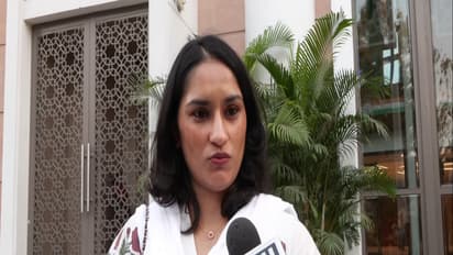 Congress leader and former wrestler Vinesh Phogat (Photo/ANI)