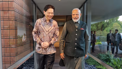 Singapore Prime Minister Lawrence Wong and Prime Minister Narendra Modi (Photo/X@LawrenceWongST)