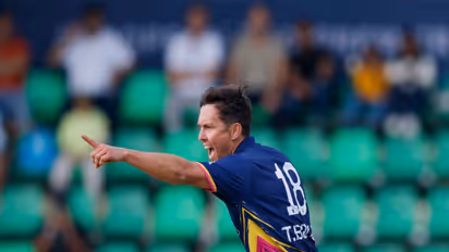 Trent Boult in action for Edinburgh. (Photo: ETPL)