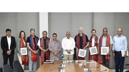 World Athlectics Delegation meets Gujarat CM Bhupendra Patel (Photo: Gujarat CMO)