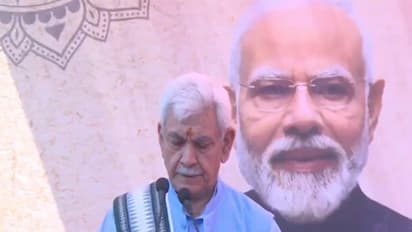 Jammu and Kashmir LG Manoj Sinha (Photo: Office of LG J-K/X)