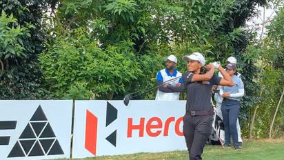 Sneha Singh in action during 11th leg of Women’s Pro Golf Tour (Image: WPGT)