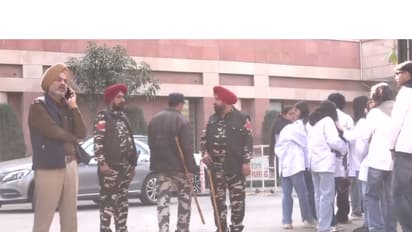 Visuals from outside the Hospital (Photo/ANI)