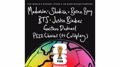 The poster for FIFA WC 'Halftime Show'. (Photo: Gianni Infantino Instagram)