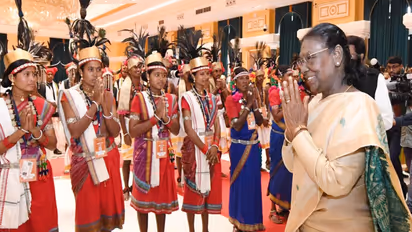 President of India Droupadi Murmu (Photo/ANI)