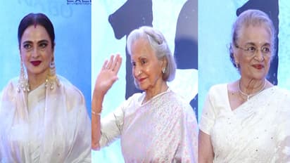 Rekha, Waheeda Rehman, Asha Parekh (Image source/ANI) 