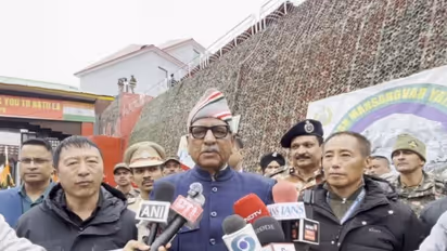 Sikkim Governor Om Prakash Mathur flags off Kailash Mansarovar Yatra (Photo/ANI)
