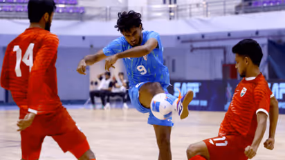 Players in action (Photo/AIFF)