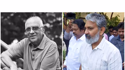 Singeetam Srinivasa Rao (L) SS Rajamouli (R) (File Photos/X/@@ysjagan/ANI)