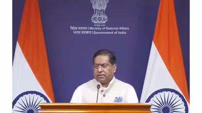 Ministry of External Affairs (MEA) spokesperson Randhir Jaiswal (Photo/YouTube/MEA)