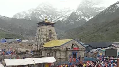 Visual from the Kedarnath Dham trekking route (Photo/ANI)