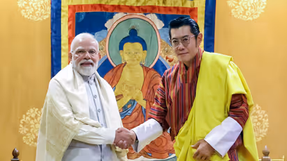 Prime Minister Narendra Modi and Bhutan King Jigme Khesar Namgyel Wangchuck (Photo/ANI)